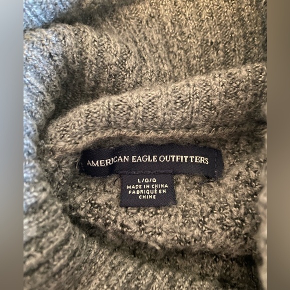 American Eagle Women’s Tunic Cowl Neck Sweater Size L - Picture 5 of 5